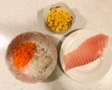 鯛魚玉米鮮粥（也能做寶寶副食品）的食譜步驟1照片