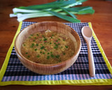 Foto del paso 7 de la receta: Sopa de ajetes con jamón curado de pavo