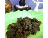Foto langkah ke 8 dari resep Bacem Daging Sandung Lamur.