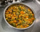 Une image de l'étape 14 de Légumes rôtis au four au brie et sauce prune.