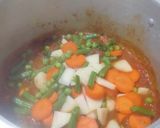 A picture of step 2 of Vegetable Biryani.