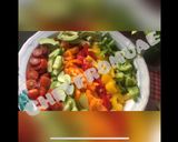 A picture of step 4 of Greek Salad. (Feta Salad).