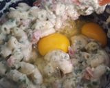 Foto langkah ke 10 dari resep Macaroni keju, bayam dan Ma Ling (non halal).