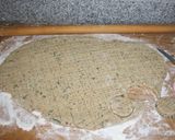 Lenmagos - medvehagymás pogácsa recept fázis 5 fotója