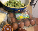Foto del paso 1 de la receta: Tortilla de brócoli con queso en air fryer