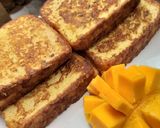 A picture of step 9 of Flax Seed French Toast. #4weekschallenge.