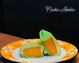 Foto langkah ke 6 dari resep Pancake Mangga ala Bangkok.