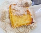 A picture of step 4 of Fried Milk Infused with Mandarin.