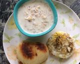 A picture of step 4 of Homemade bun with egg half fry.