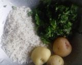 A picture of step 1 of Poha palak cutlets.