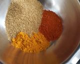 A picture of step 2 of Rajma ghar wala.