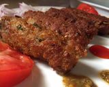 A picture of step 3 of Seekh Kabab.