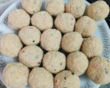 A picture of step 4 of Cheese stuffed Poha Veg Balls.