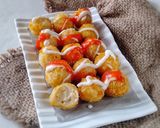 Foto langkah ke 7 dari resep Cilok Goreng Crispy isi Keju.