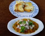 A picture of step 2 of Pav bhaji.