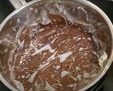 Dupla csokis, pudingos meggyes süti recept fázis 2 fotója