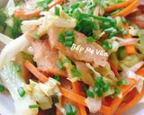 Hình bước làm 4 của món Chả cá xào bắp cải và cà rốt