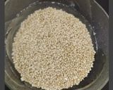 A picture of step 1 of Jower masala paniyaram.