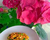 Hình bước làm 3 của món Bắp xào bơ 🌽🧈🦐