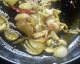 A picture of step 2 of Aalu bhujia.