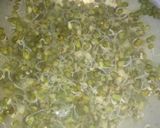 A picture of step 4 of Moong sprouts chaat.