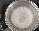 A picture of step 1 of Sabudana kheer.