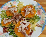 Foto del paso 4 de la receta: Ensalada de pollo con naranja