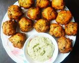 A picture of step 6 of Urad dal ponda.
