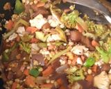 Foto del paso 4 de la receta: Camarones con vegetales