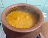 A picture of step 13 of Banana Spinach sambhar.