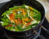 A picture of step 4 of Okra With Onion Masala.