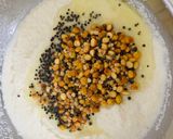 A picture of step 2 of Rava Idli with Coriander Curd Chutney.
