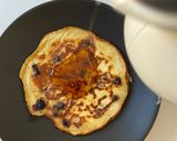 A picture of step 9 of Blueberry Pancakes.