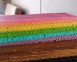 Foto langkah ke 7 dari resep Bolu Rainbow Kukus Satu Telur.