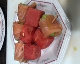 Foto del paso 2 de la receta: Brochetas de aguacate salmón ahumado sandía y toque de VIDALIM