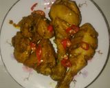 A picture of step 4 of Chicken Tikka boti.