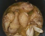 Foto del paso 1 de la receta: Pollo con verduras, vino blanco y zumo de limón