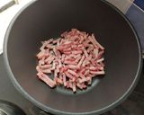 Foto del paso 6 de la receta: Arroz integral con 5 delicias sin gluten🍲🫛🥚🥓🥕🍤😋👌🏼👏🏼