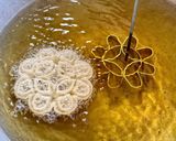 A picture of step 5 of Thai Lotus Flower Cookies.