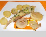 Foto del paso 17 de la receta Rape con guarnición de patata y cebolla al horno