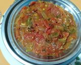 A picture of step 4 of Tomato and Onion Chutney.