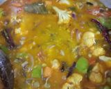 A picture of step 4 of Protein rich Mix Sprouts Vegetable. Khichdi.