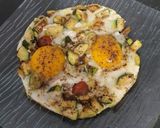 Une image de l'étape 3 de Courgette aux oeufs au plat.