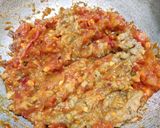 A picture of step 7 of Baingan Bhaji.