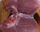 Foto del paso 1 de la receta: Salteado de Cerdo con Zapallitos Verdes
