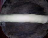 A picture of step 3 of Soft chapati served with beans.