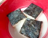 Foto langkah ke 1 dari resep Tahu Nori Shimeji Saus Tiram.