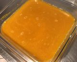 Une image de l'étape 4 de Riz moulé à la pêche, vin blanc et curcuma.