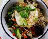 Bibimbap Korean stone pot mixed veggies over rice recipe step 4 photo