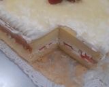 Foto langkah ke 5 dari resep Strawberry Shortcake with Basecake Ogura Cake 🍰🍓🍰🍓.